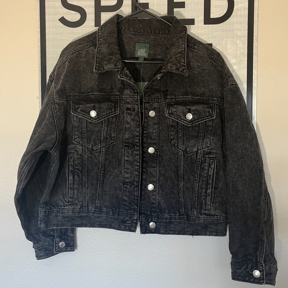 dark wash denim jacket
